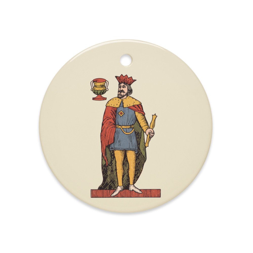 Vintage Re di Coppe Ornament, another view
