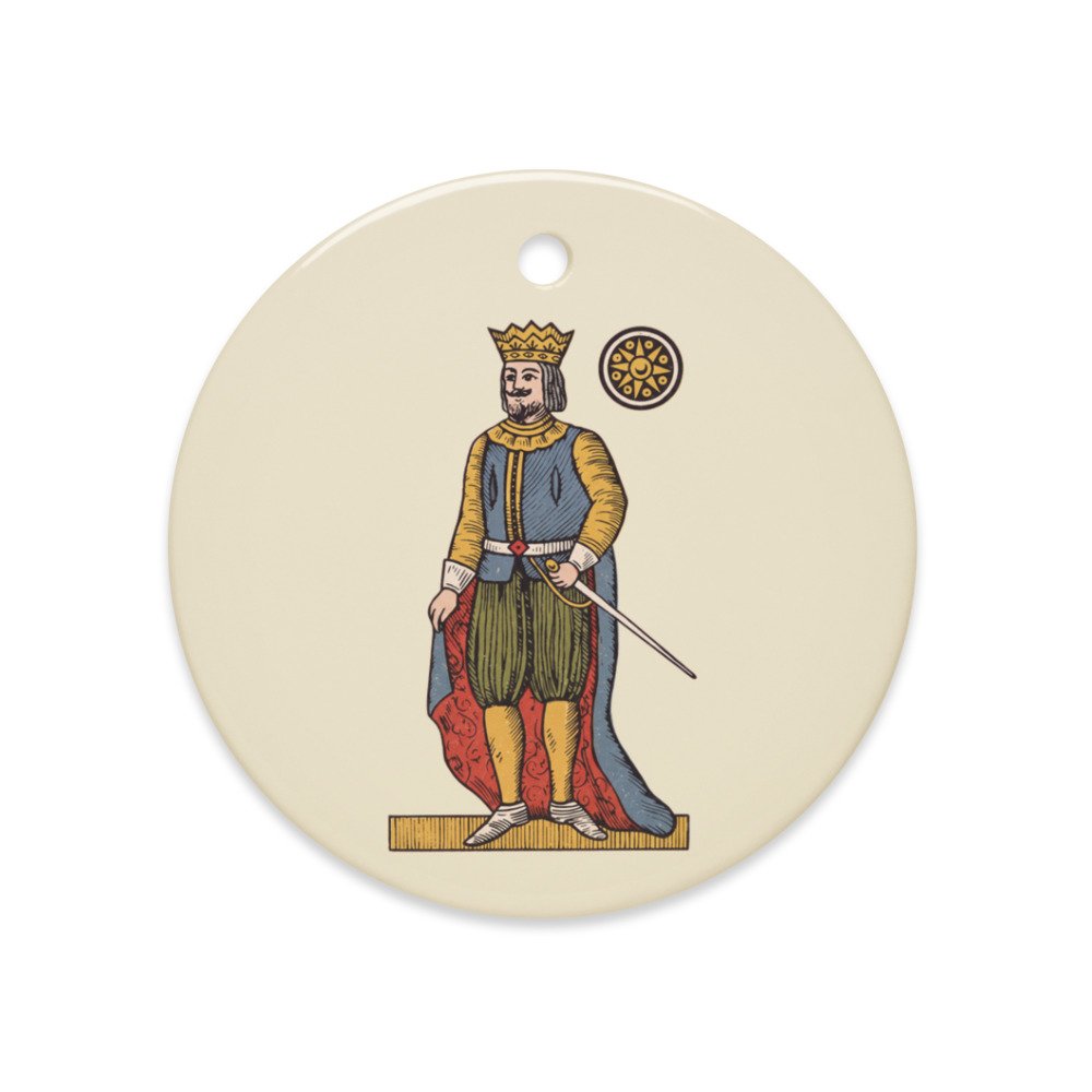 Vintage Re di Denari Ornament, another view