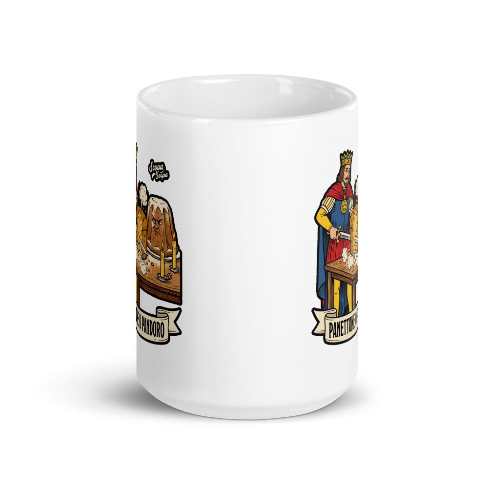 Panettone o pandoro Mug 15 oz, another view