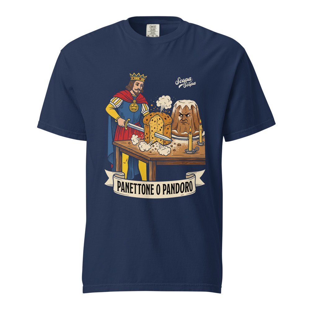 Panettone o pandoro Heavyweight Tee, another view