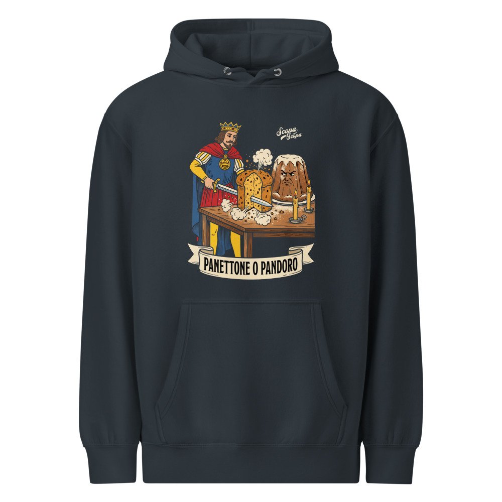 Panettone o pandoro Premium Hoodie, another view