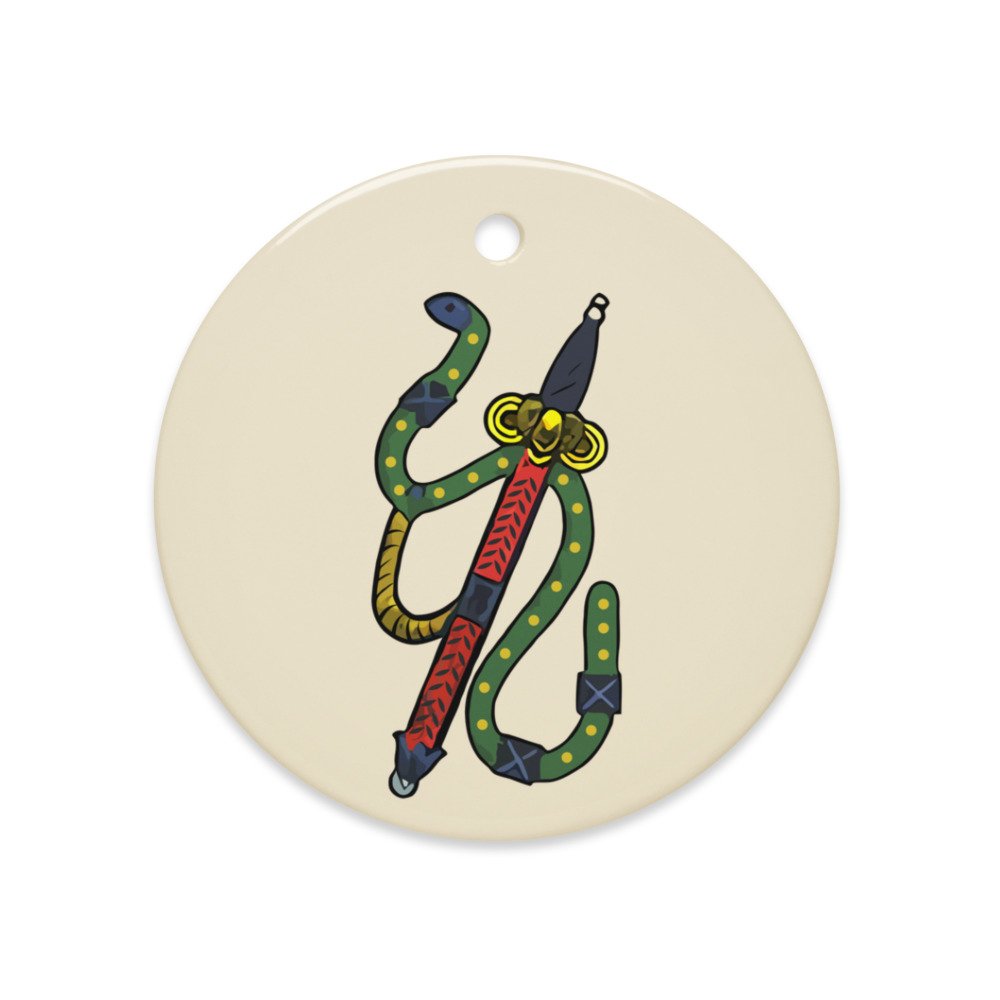 Vintage Asso di Spade Ornament, another view