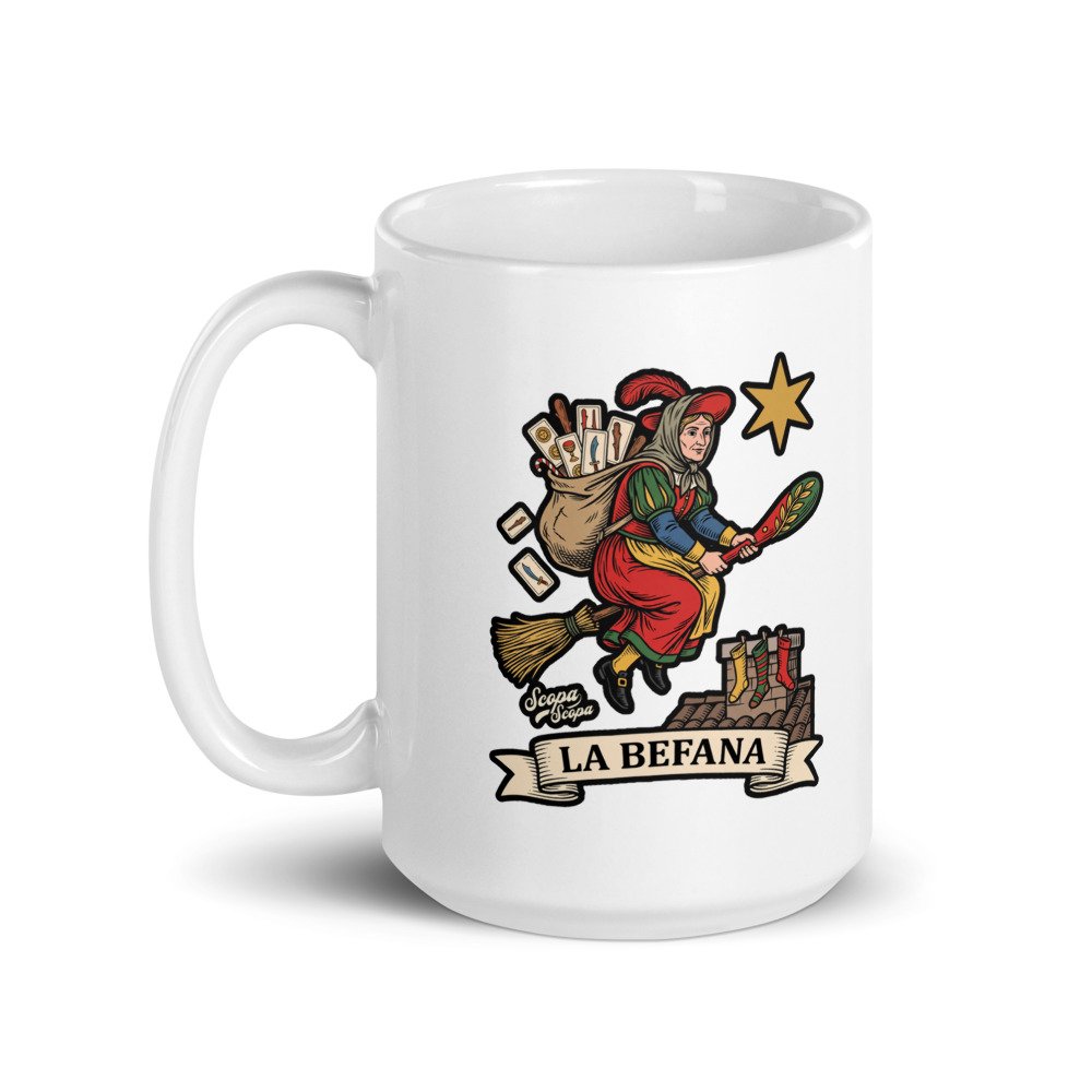 La Befana Mug 15 oz, another view