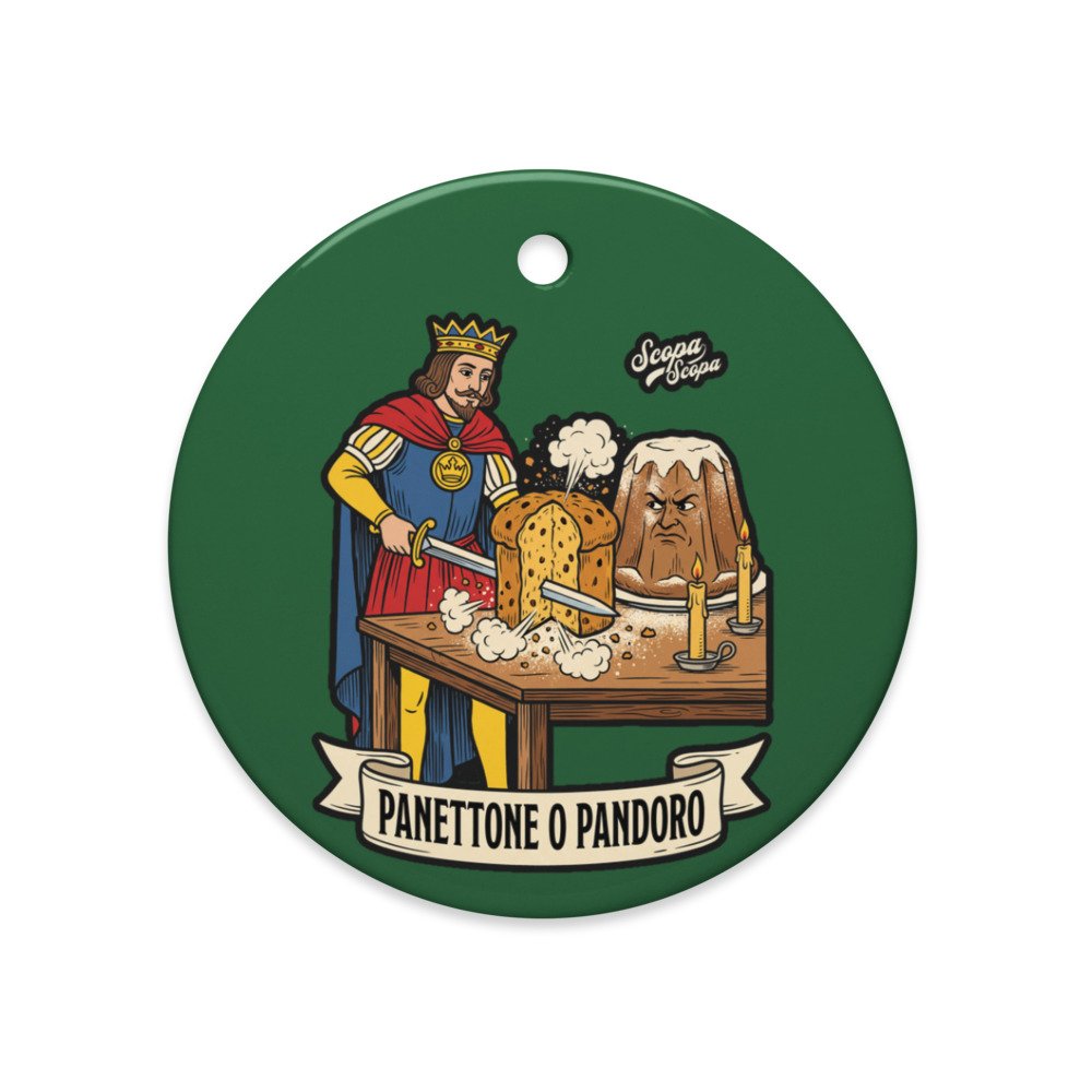 Panettone o pandoro Ornament, another view