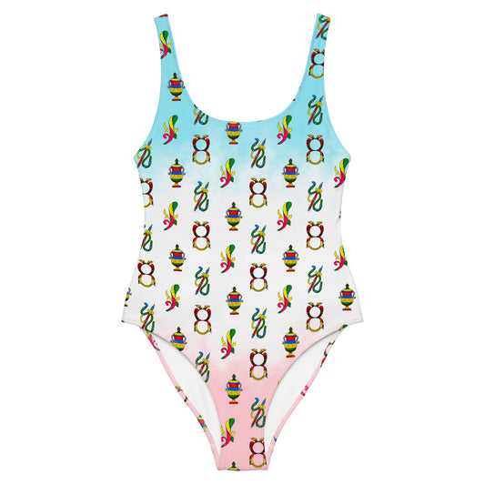 Aces Everywhere One-Piece Swimsuit