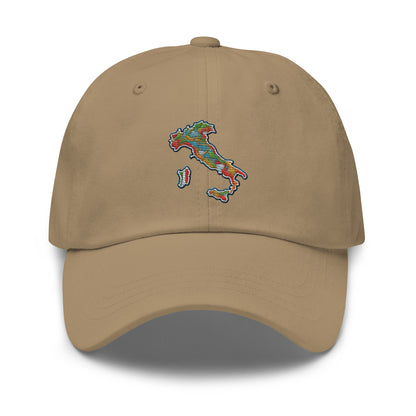 Map of Italy Dad Hat