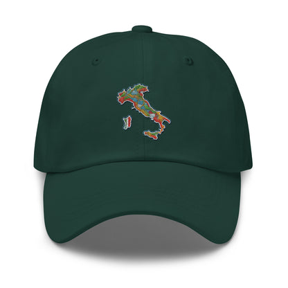 Map of Italy Dad Hat