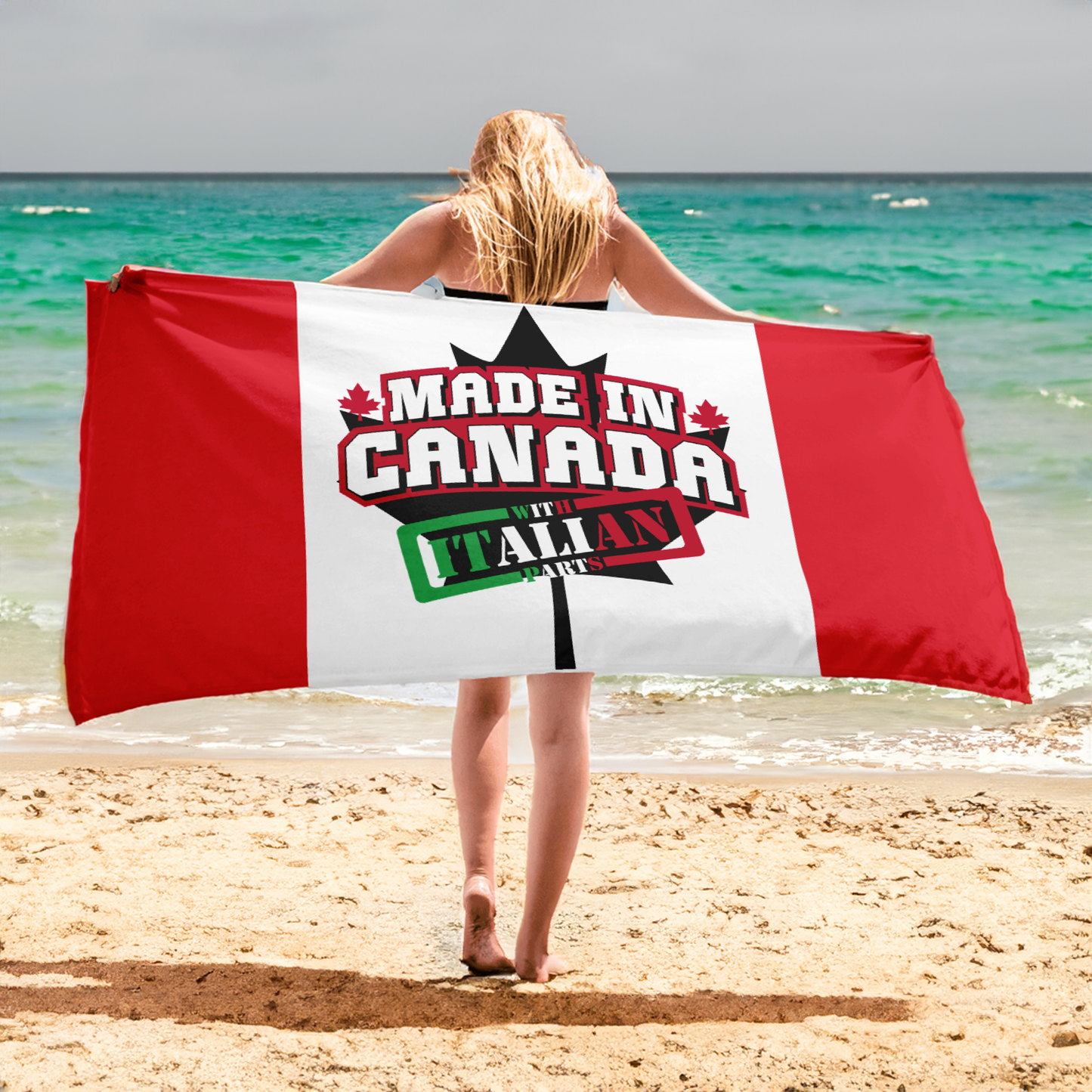Made in Canada Premium Beach Towel