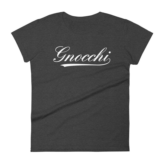 Gnocchi White Logo Women's T-Shirt