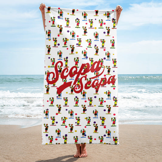 All The Donna's Premium Beach Towel