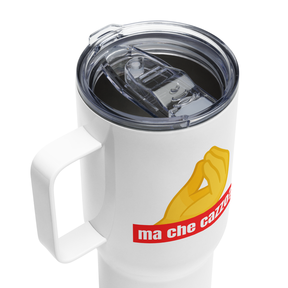 Ma Che Cazzo Travel Mug With Handle