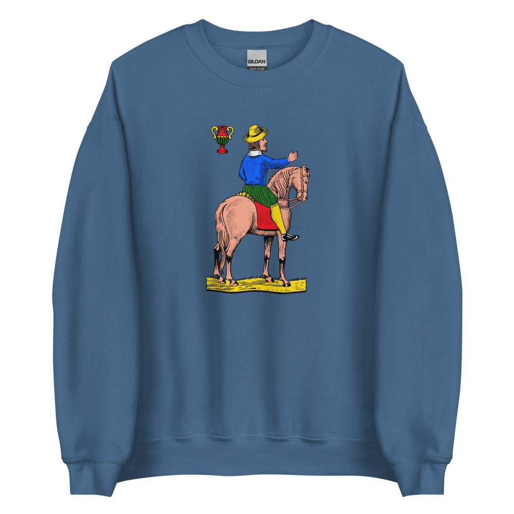Sicilian Horse of Cups / Cavaliere Di Coppe Men’s Sweatshirt