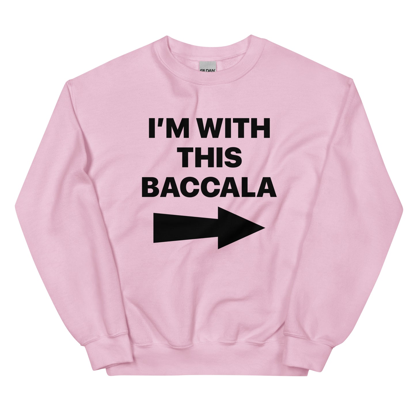 Baccala Black Font Women's Sweatshirt