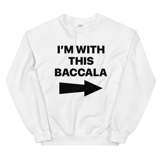 Baccala Black Font Women's Sweatshirt