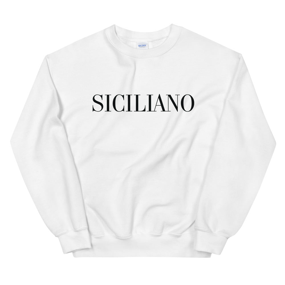 Siciliano Black Logo Men's Sweatshirt