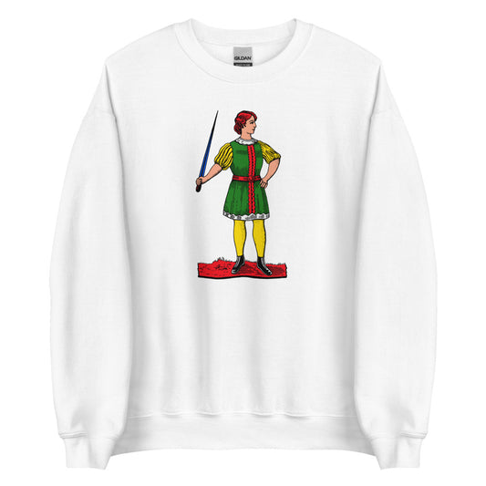 Sicilian Queen of Swords / La Donna Di Spade Men’s Sweatshirt
