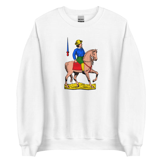 Sicilian Horse of Swords / Cavaliere Di Spade Men’s Sweatshirt