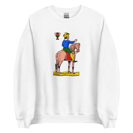Sicilian Horse of Cups / Cavaliere Di Coppe Men’s Sweatshirt
