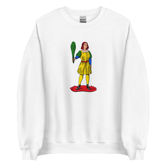 Sicilian Queen of Clubs / La Donna Di Bastoni Men’s Sweatshirt