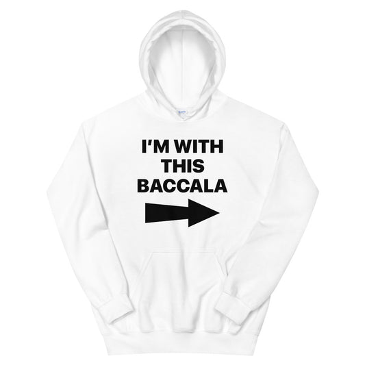 Baccala Black Font Women's Hoodie