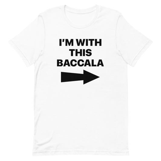 Baccala Black Font Men's T-Shirt