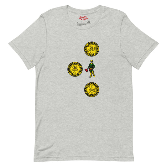 Sicilian Three of Coins Men's T-Shirt