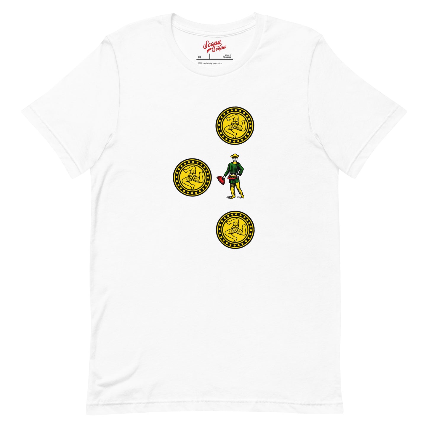 Sicilian Three of Coins Women's T-Shirt