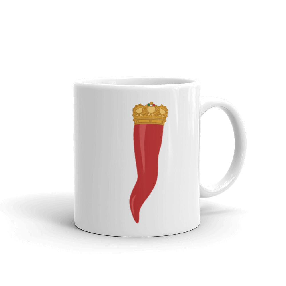 Corni White glossy mug