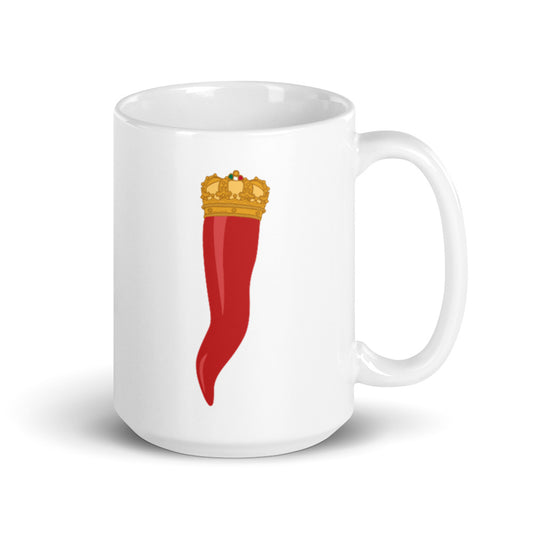 Corni White glossy mug