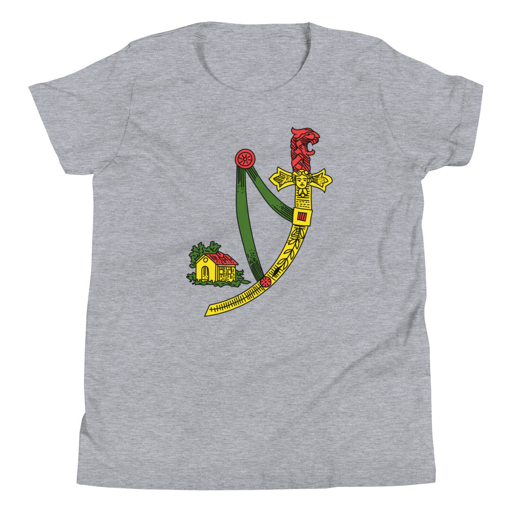 Sicilian Ace of Swords / Asso Di Spade Kids T-shirt